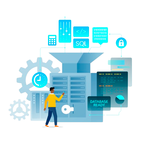 Man scrolling on monitor with hand